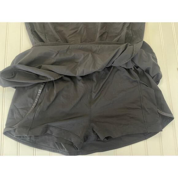 Lululemon Back Keyhole Romper Dress Pockets Strappy - Size Women's 10 READ - Picture 4 of 10